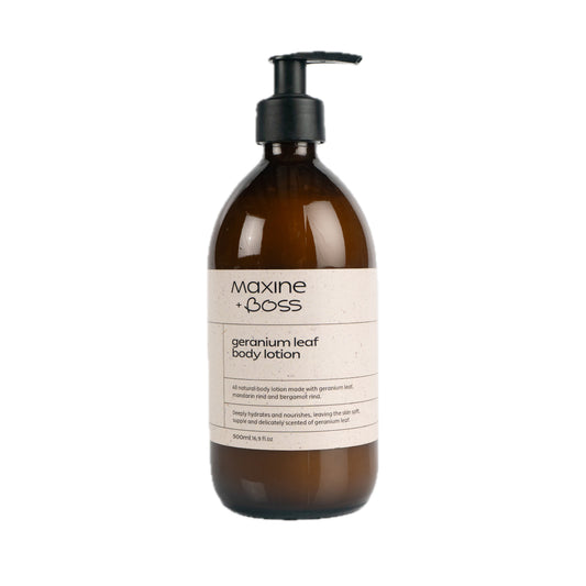 geranium leaf body lotion