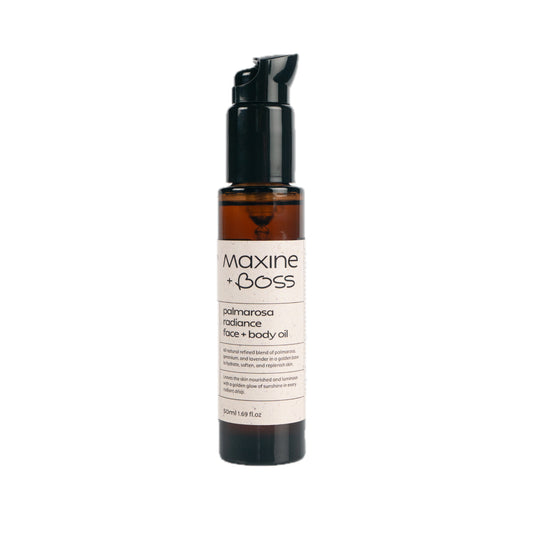 palmarosa radiance face + body oil