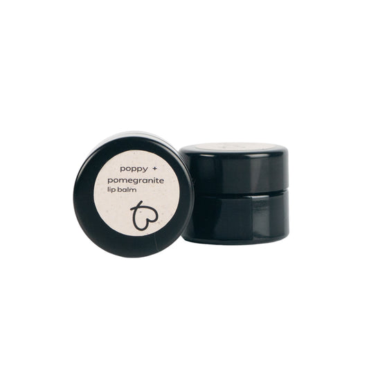 Pomegranate + Poppy Lip Balm -